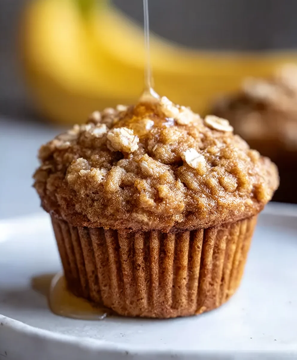 Healthy Banana Oatmeal Muffins-Easy & Delicious