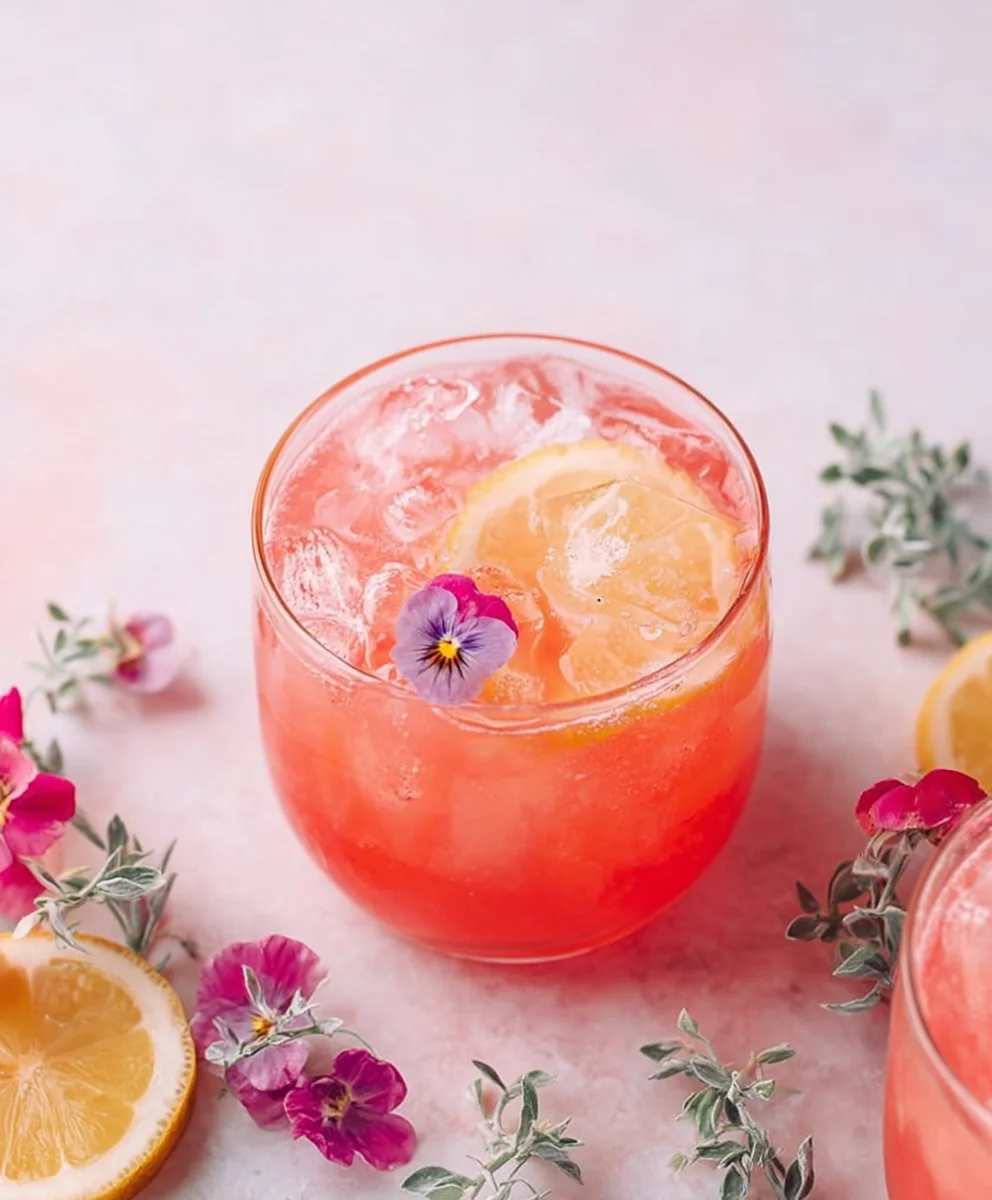 Refreshing Pink Lemonade Mocktail- Easy Recipe