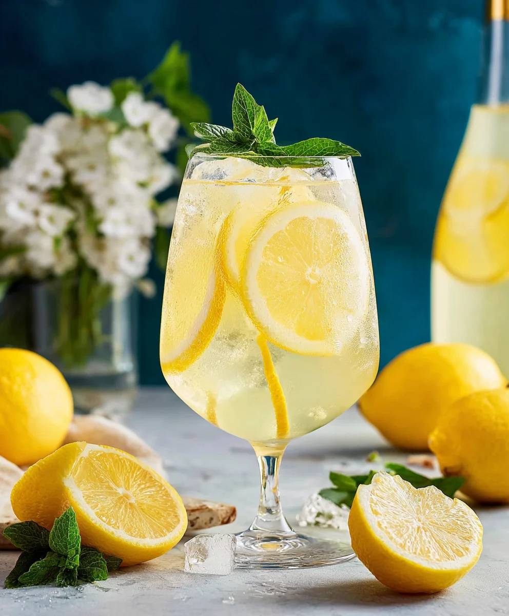 Easy Limoncello Spritz Cocktail Recipe- Refreshing Drink
