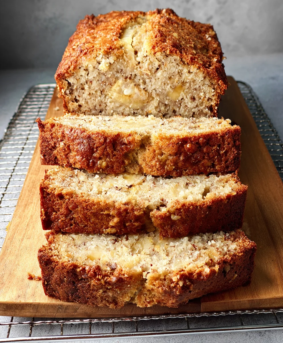 Healthy Cottage Cheese Banana Bread Recipe