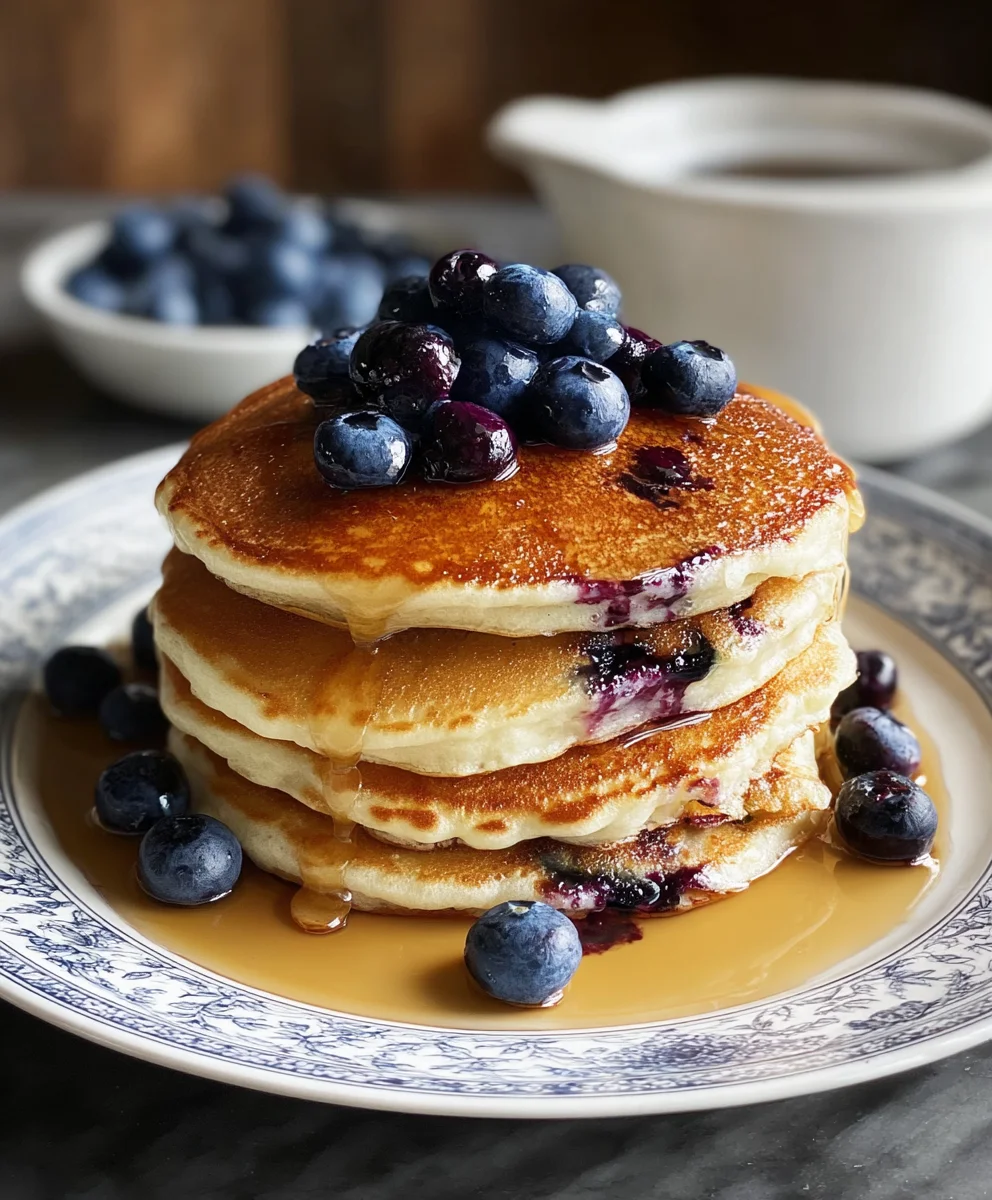 Easy Blueberry Pancakes - Fluffy & Delicious Quick Recipe
