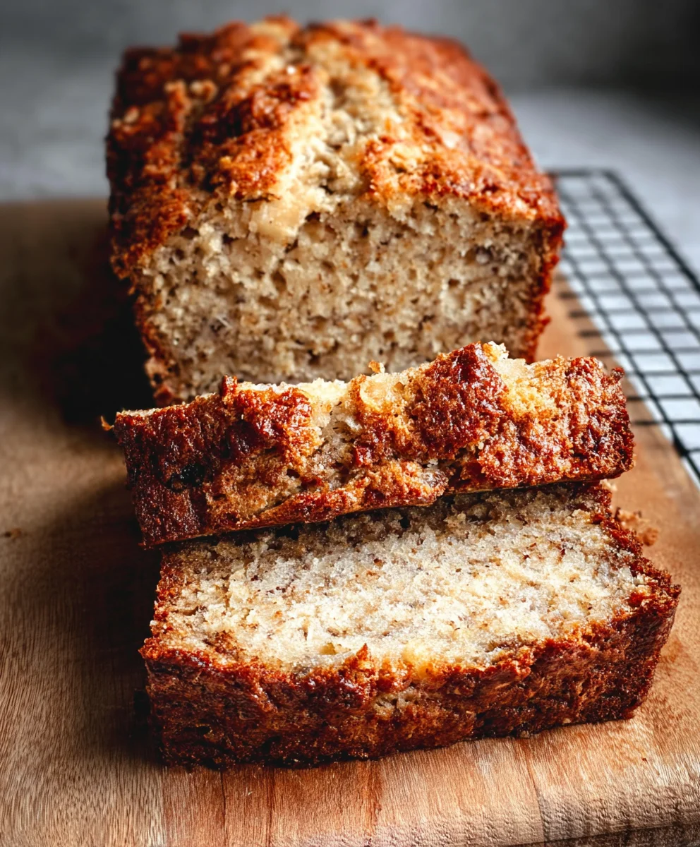 Healthy Cottage Cheese Banana Bread Recipe