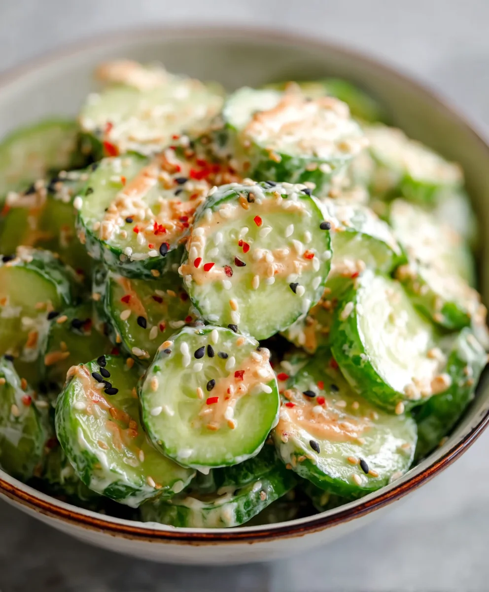Easy California Roll Salad-Fresh Cucumber Twist