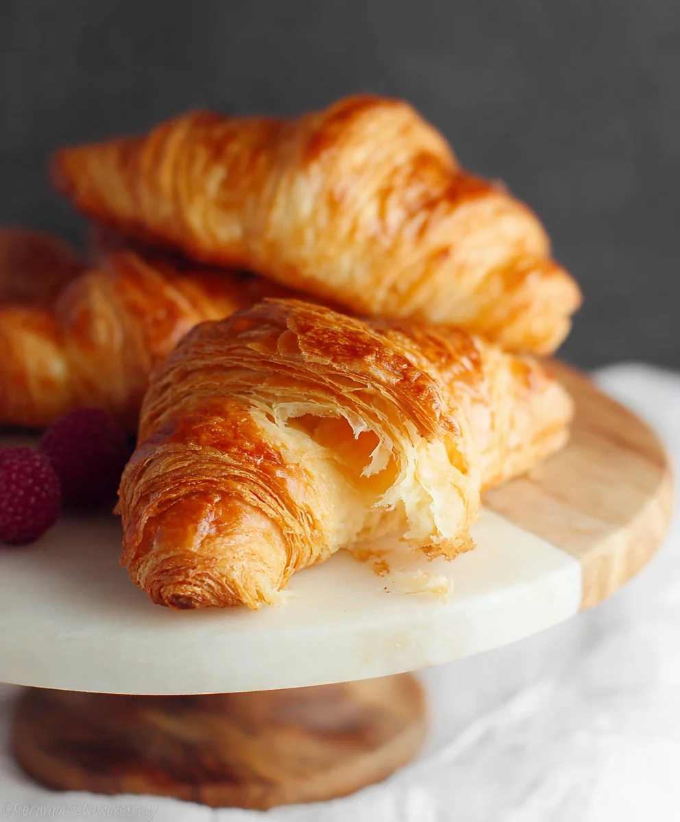 Flaky Homemade Croissants- Easy Bake Recipe