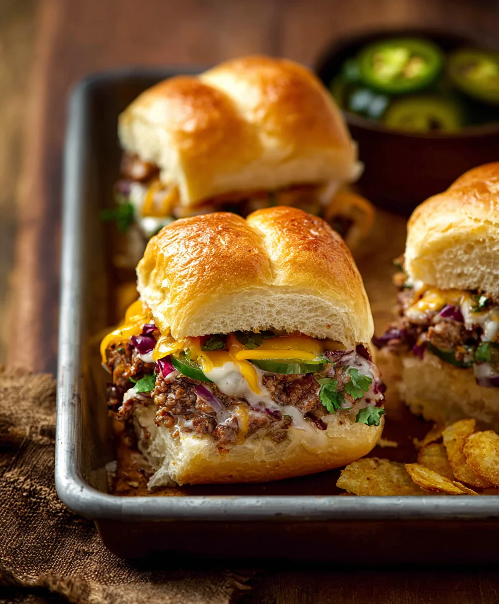 Easy Cowboy Beef Sliders-Quick Delicious Recipe