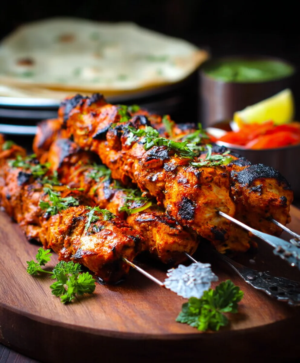 Easy Chicken Tikka Kebab Recipe- Grilled & Flavorful