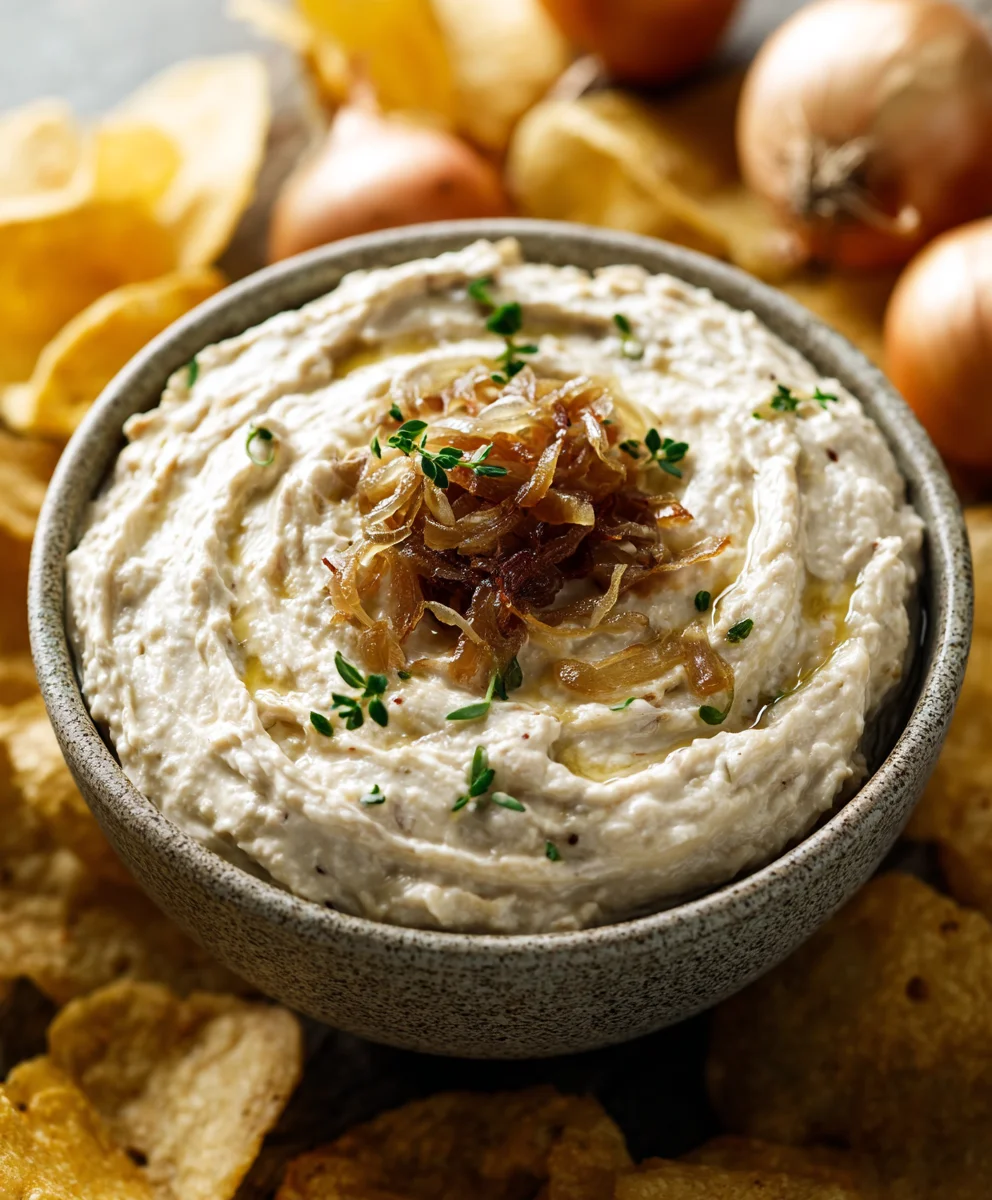Gordon Ramsay Caramelized Onion Dip-Easy Recipe