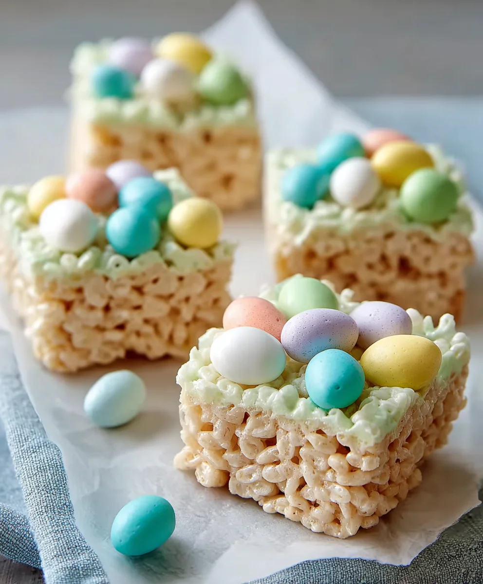 Easter Rice Krispie Treats - Festive Fun Recipes - Chef Strawberry