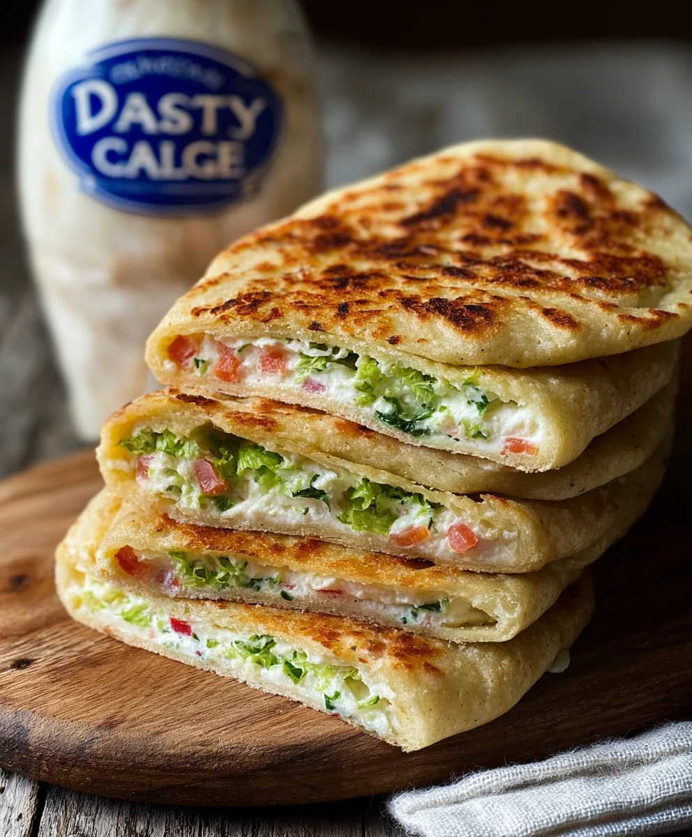 Easy Two Ingredient Cottage Cheese Flatbread Recipe