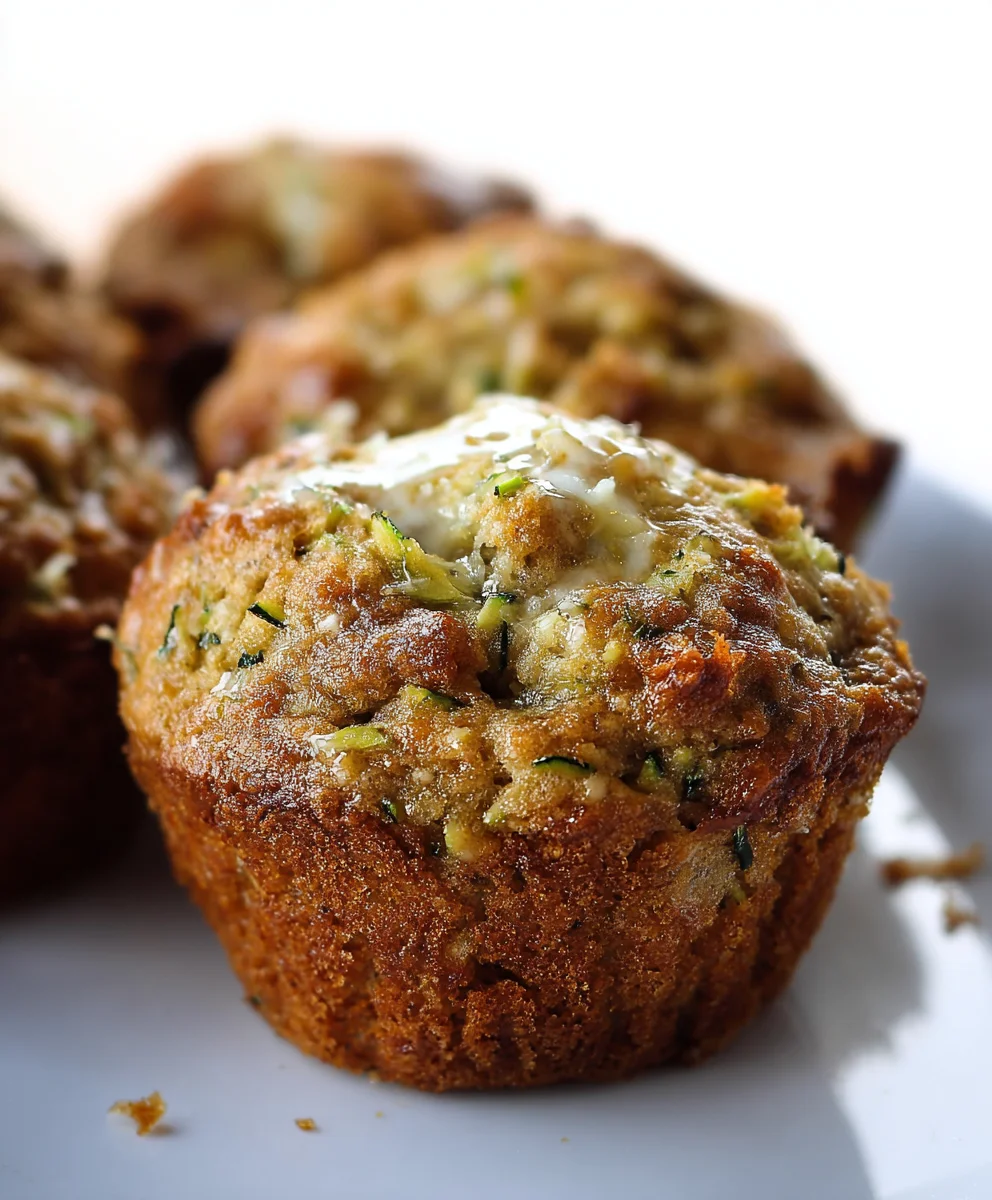 Moist Banana Zucchini Muffins Easy Recipe