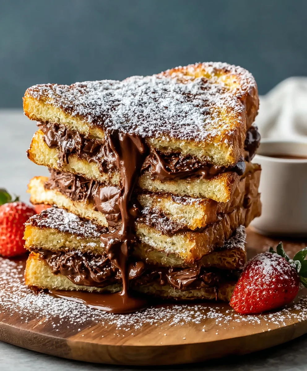 Decadent Nutella French Toast Recipe-Easy & Delicious