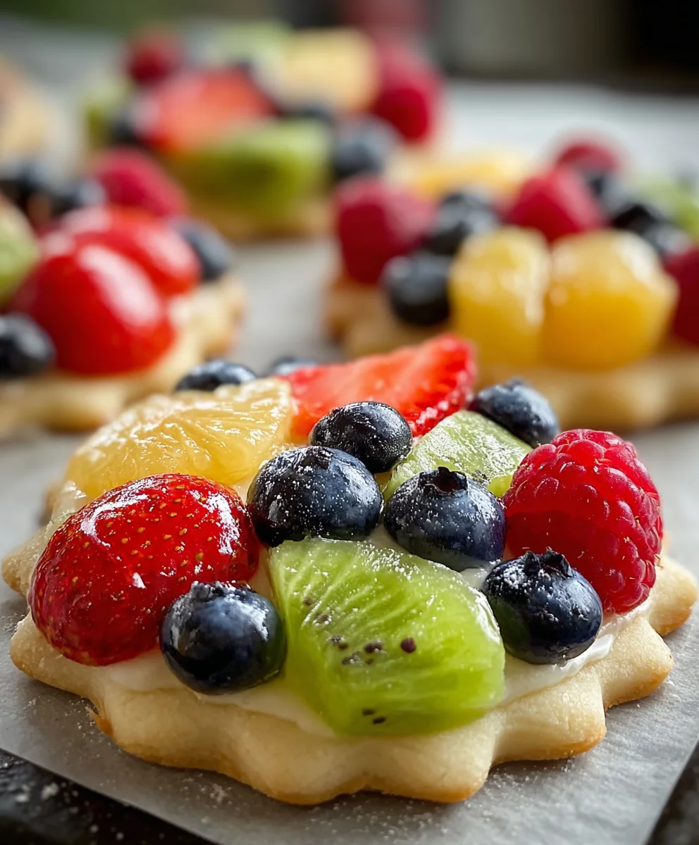 Fruity Pizza Cookie Delight-Easy Dessert Recipe