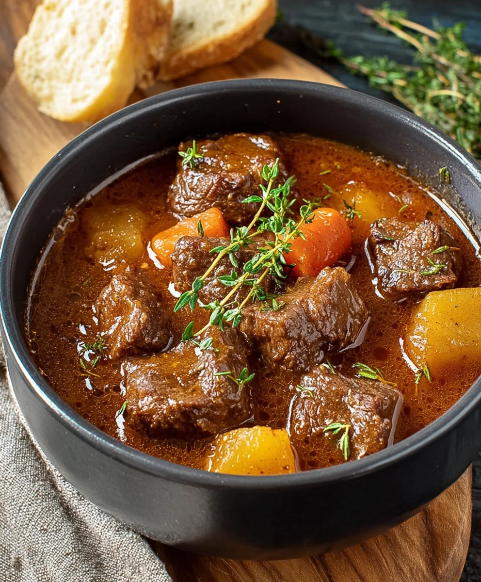 Hearty Homemade Beef Stew Recipe - Comfort Food Classic