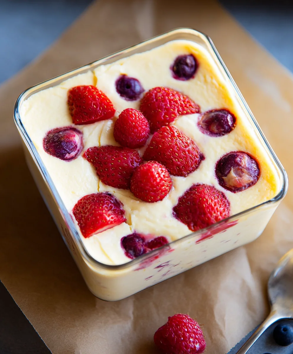 Easy Baked Yogurt - Creamy Dessert Delight