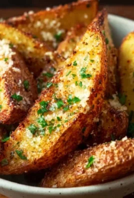 Baked Garlic Parmesan Potato Wedges