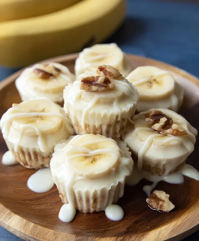 Frozen Banana Yogurt Bites