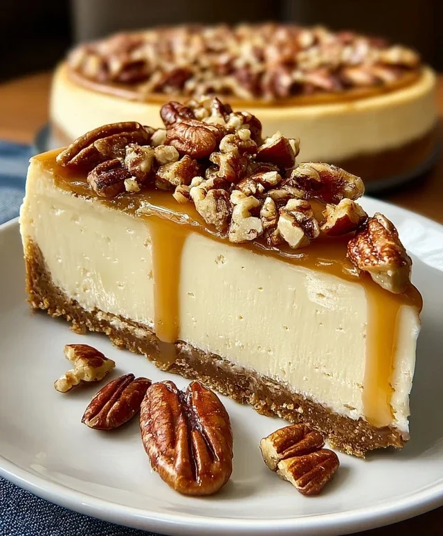 Butter Pecan Cheesecake
