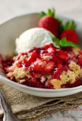 Strawberry Cobbler