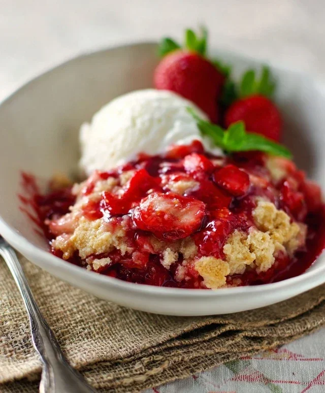 Strawberry Cobbler