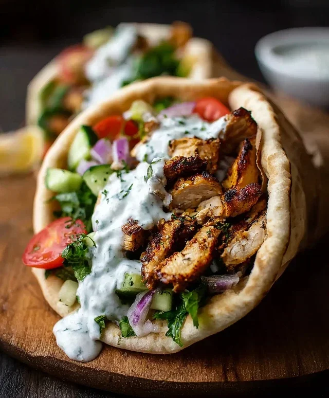 Chicken Shawarma with Garlic Sauce Recipe (Easy & Delicious)