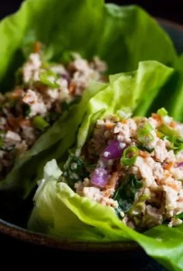 Tuna Lettuce Wraps