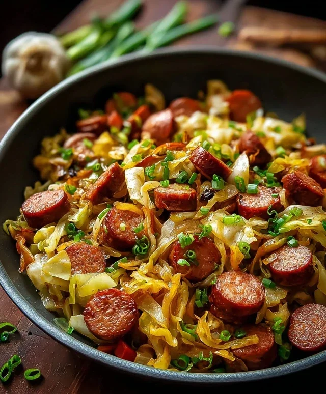 Easy Sausage and Cabbage Stir Fry