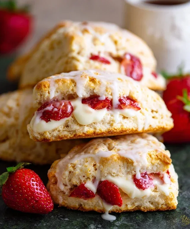 Strawberry Scones