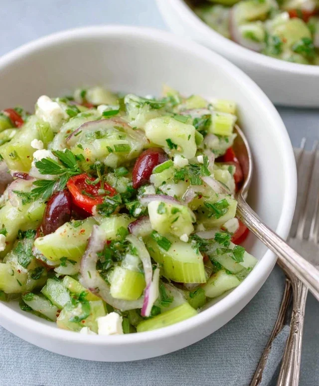 Mediterranean Celery Salad