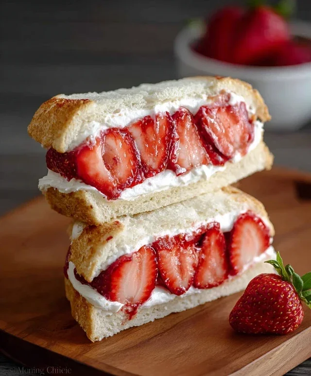 4-ingredient Strawberry Sando