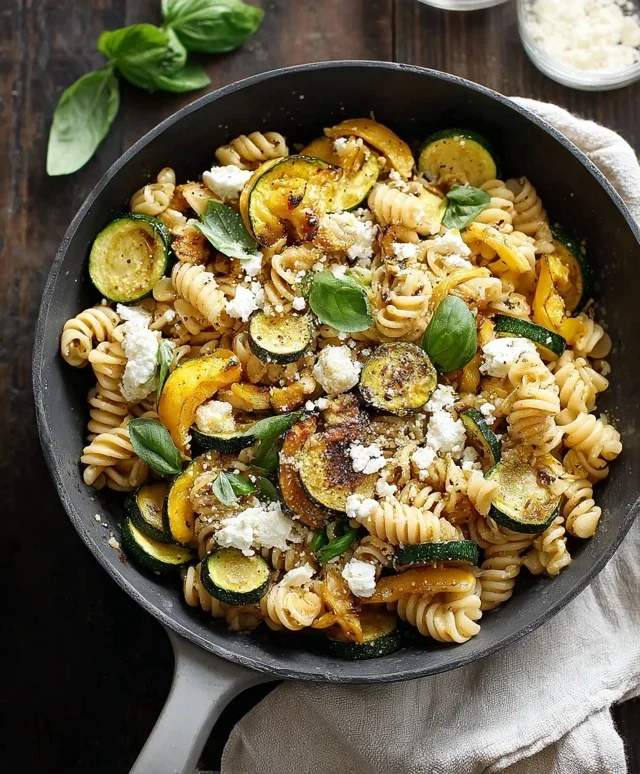 Summer Squash Pasta Skillet