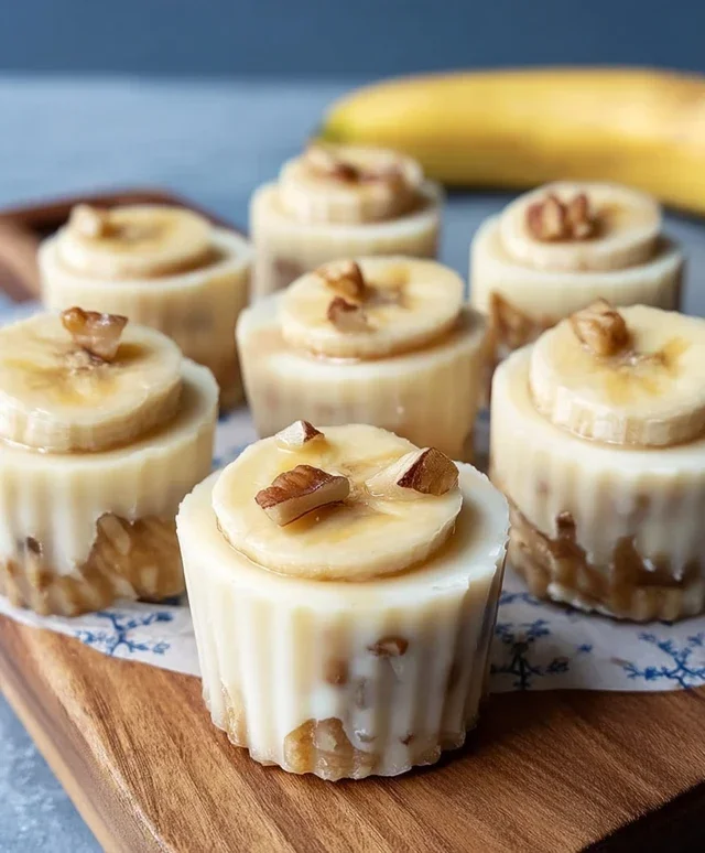 Frozen Banana Yogurt Bites