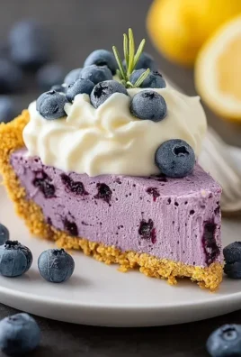 No Bake Lemon Blueberry Pie