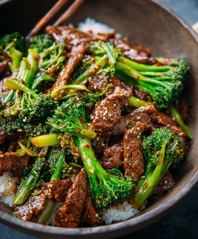 Chinese Beef and Broccoli (牛肉炒西兰花)