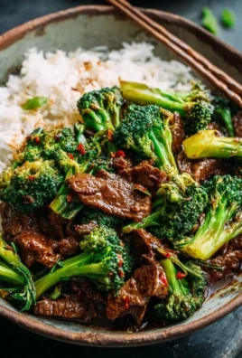 Chinese Beef and Broccoli (牛肉炒西兰花)