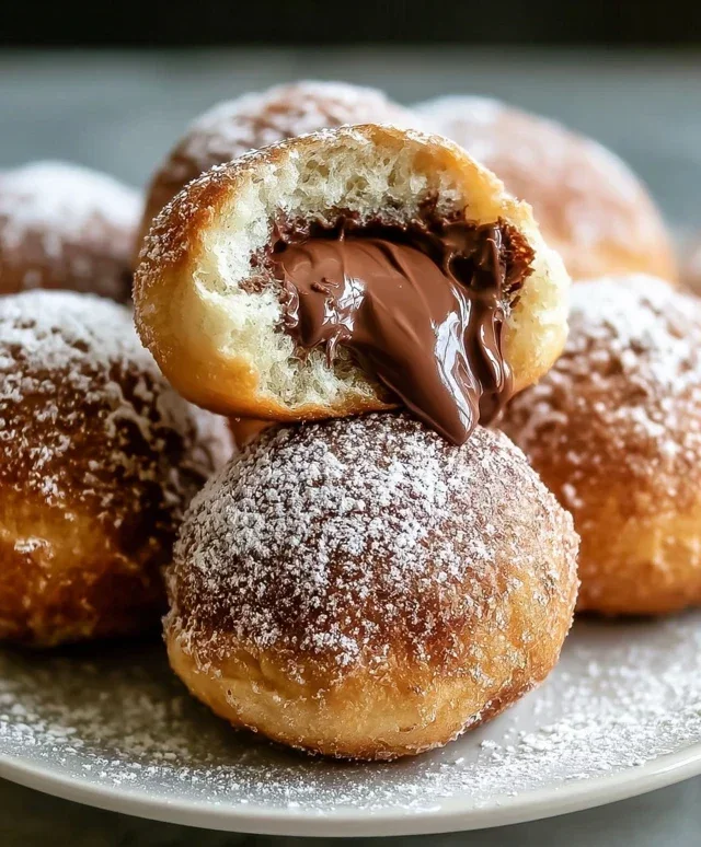 Air Fryer Nutella Bombs
