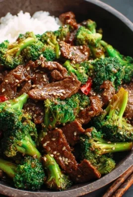 Chinese Beef and Broccoli (牛肉炒西兰花)