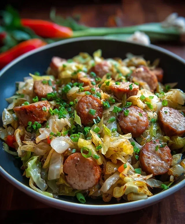 Easy Sausage and Cabbage Stir Fry