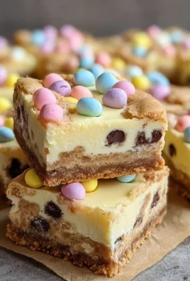 Mini Egg Cheesecake Cookie Bars