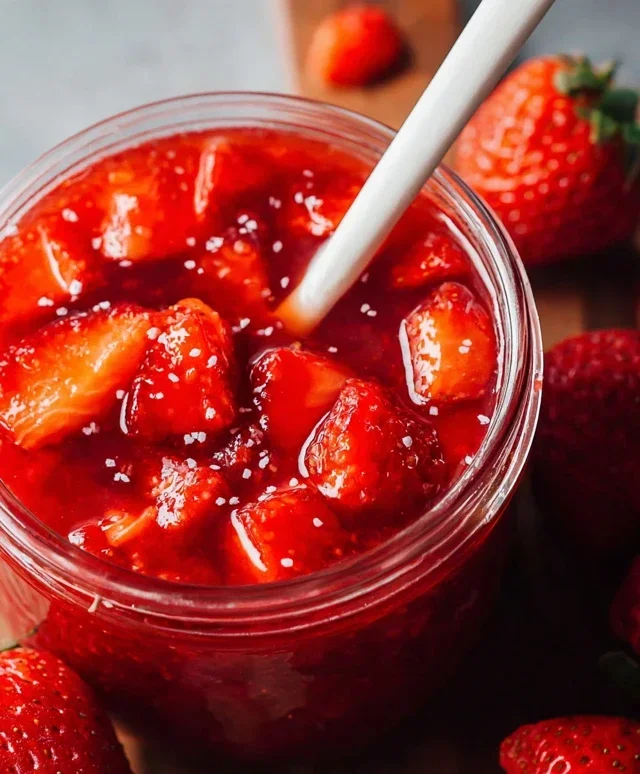 Fresh Strawberry Sauce (Strawberry Topping)