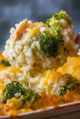 Creamy Chicken Broccoli Rice Cheese Casserole