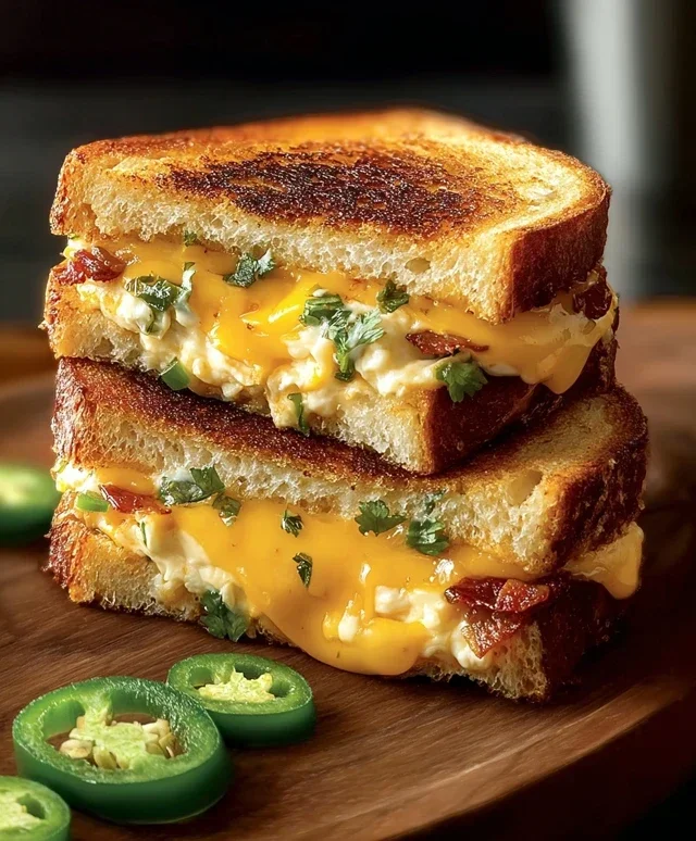 Jalapeño Popper Grilled Cheese