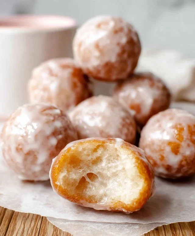 Easy Keto Glazed Donut Balls