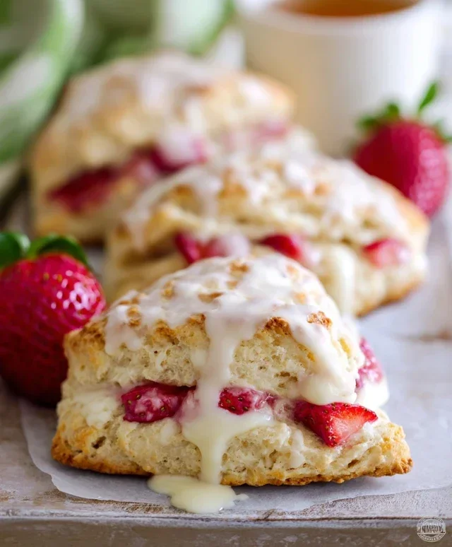 Strawberry Scones