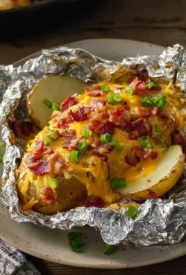 Cheesy Beef Beef Bacon Ranch Potato Foil Packets