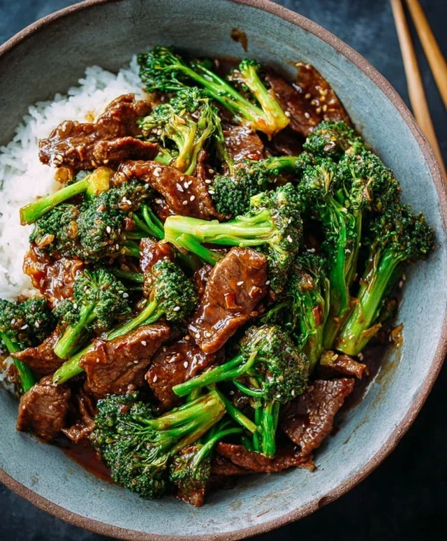 Chinese Beef and Broccoli (牛肉炒西兰花)