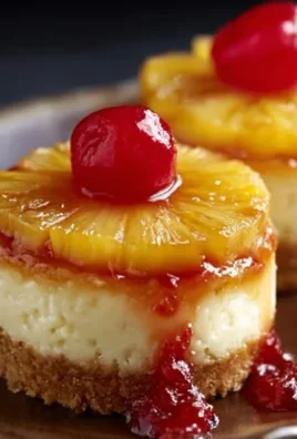 Mini Pineapple Upside-Down Cheesecakes