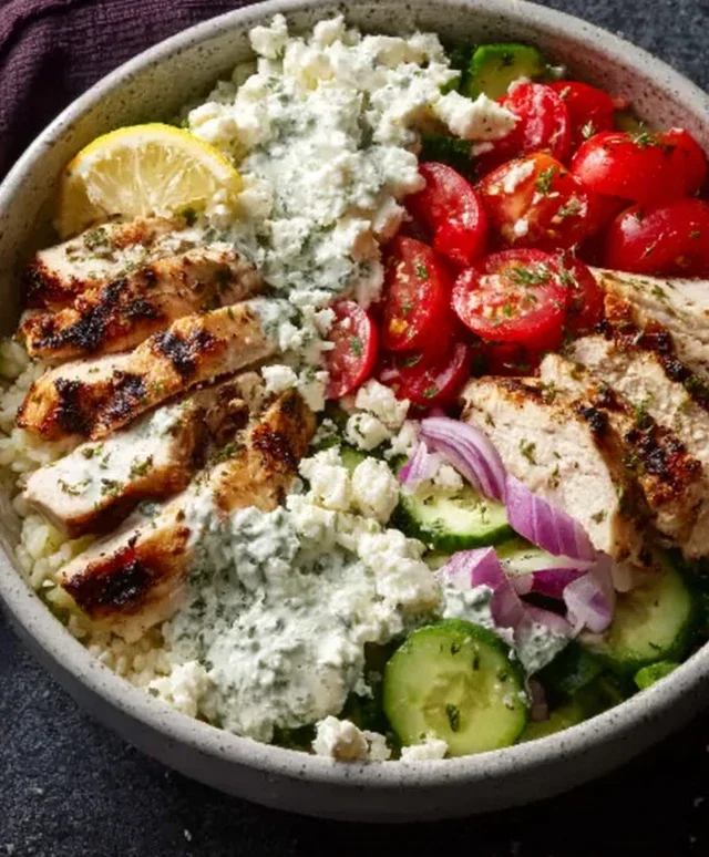 Greek Chicken Bowls