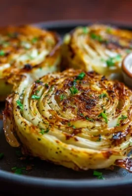 Oven Roasted Garlic Cabbage Steaks