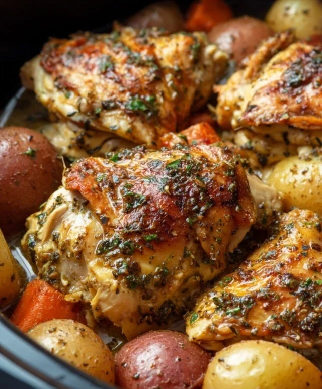 Garlic Butter Chicken Crockpot Recipe: 6-Hour Magic for Tender Bliss