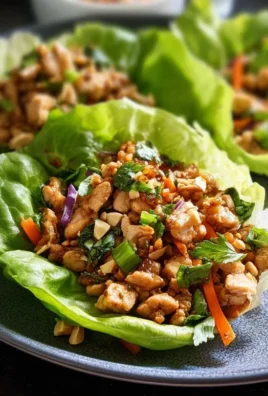 Thai Chicken Lettuce Wraps